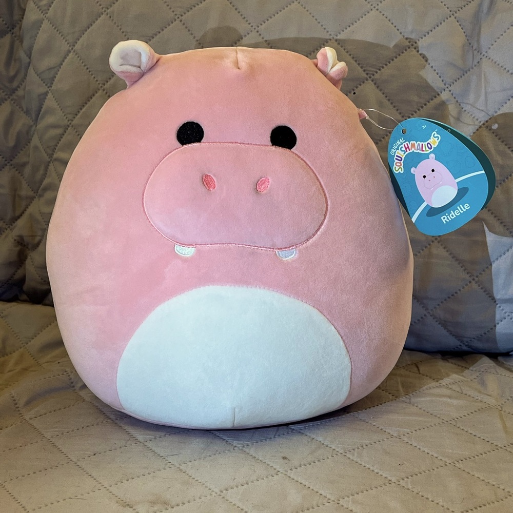 Ridelle 10” Hippopotamus Squishmallow
